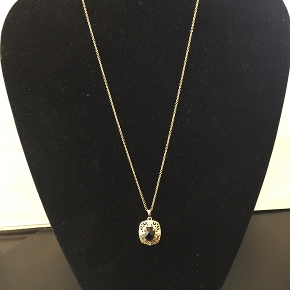 Unique faceted Cognac Quartz with Two Diamond accents with filigree detail 18K/S - Picture 4 of 6